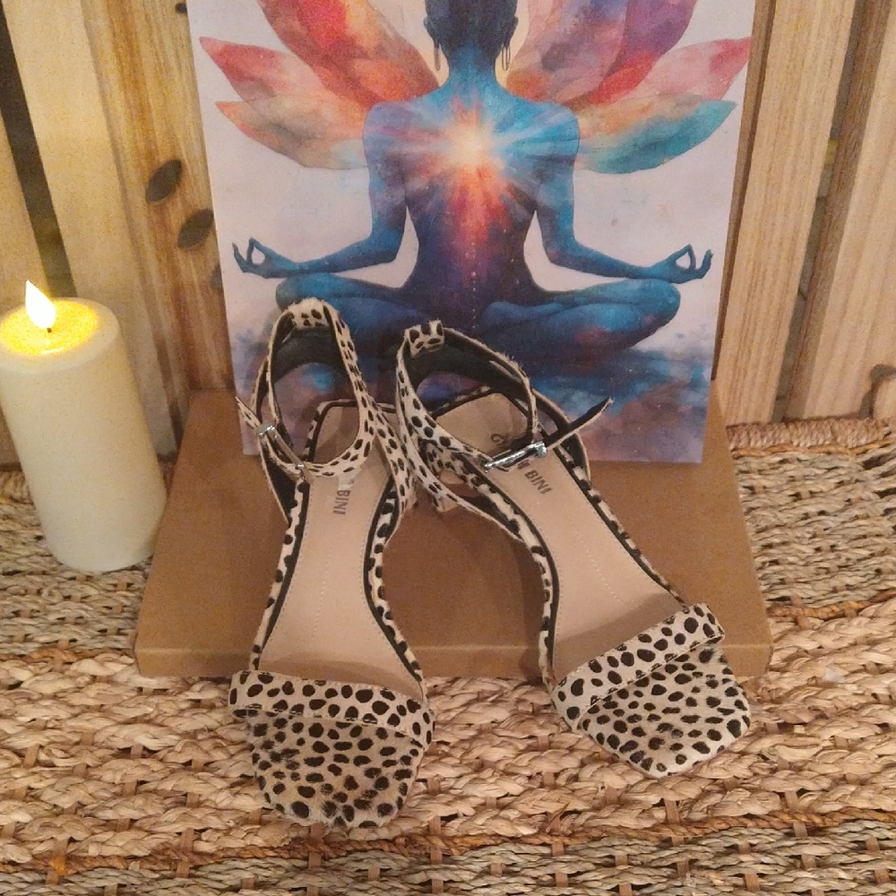 Gianni Bini Cowhide Cheeta Print
